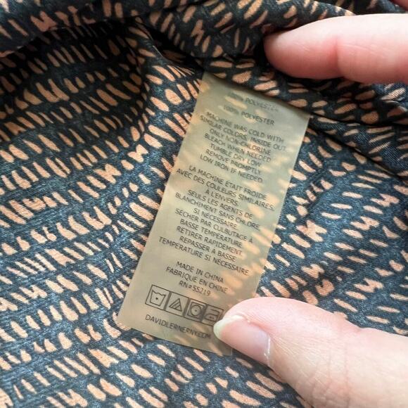 David Lerner x Evereve Bombay Stripes Long Sleeve Blouse - S - Picture 5 of 7